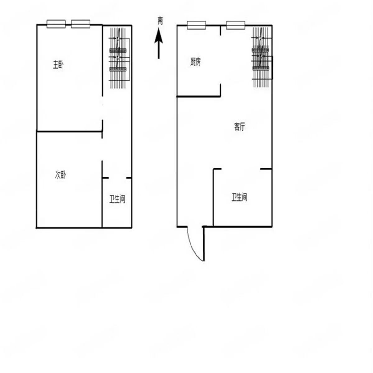 金海岸国际广场 2室1厅2卫 71m&sup2;