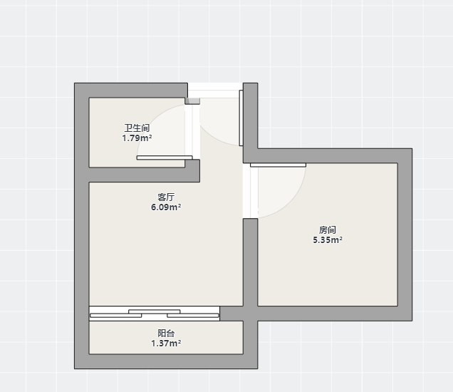 新建路新村 1室1厅1卫 36.64m&sup2;