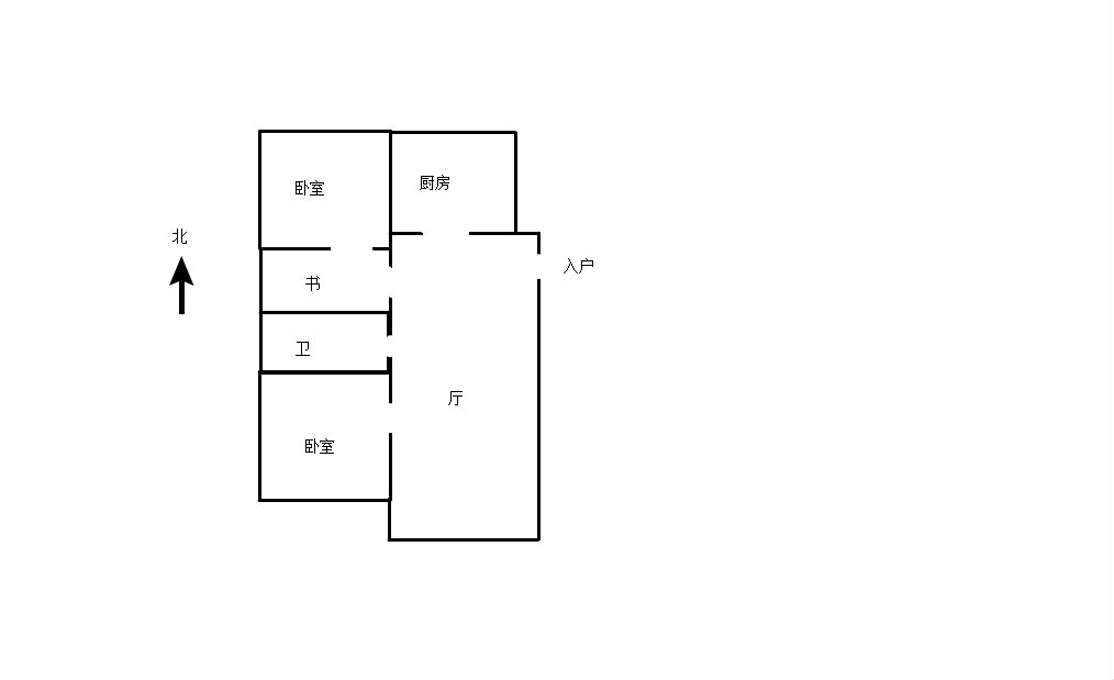 友谊家园 2室1厅1卫 90.35m&sup2;