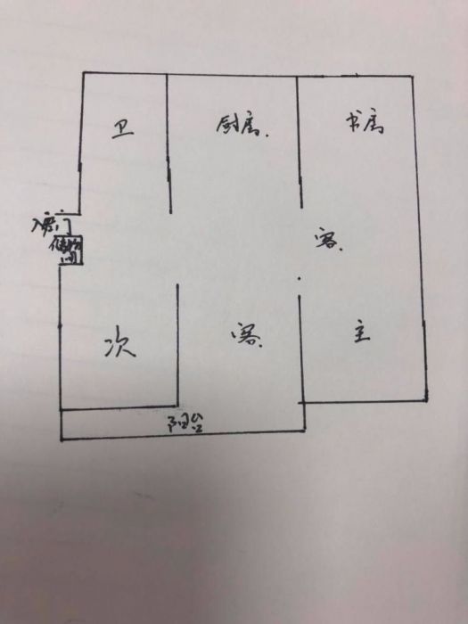 陈桥佳苑 3室1厅1卫 110.89m&sup2;