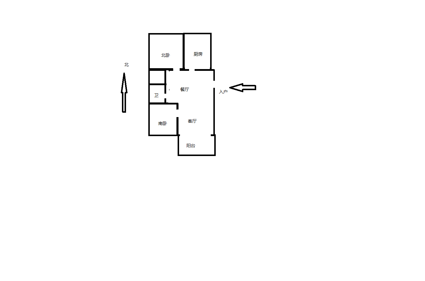 四季绿苑 2室2厅1卫 97m&sup2;