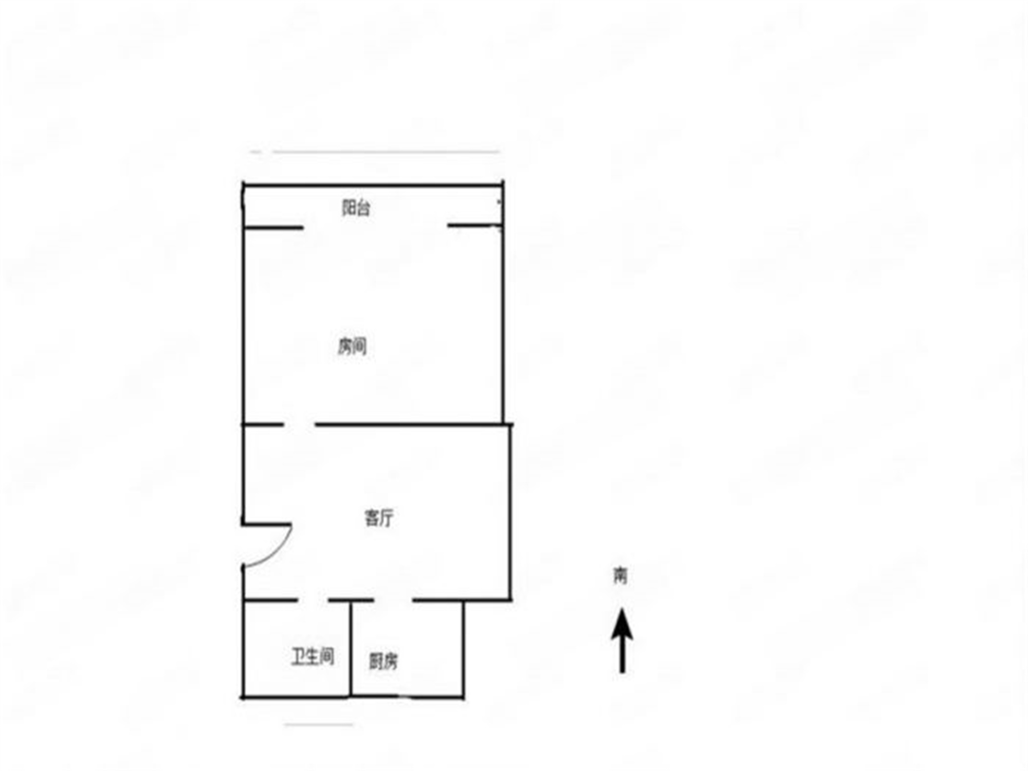 易家桥新村 1室1厅1卫 47m&sup2;
