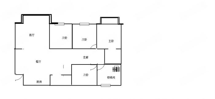 星湖花园 4室2厅2卫 225m&sup2;