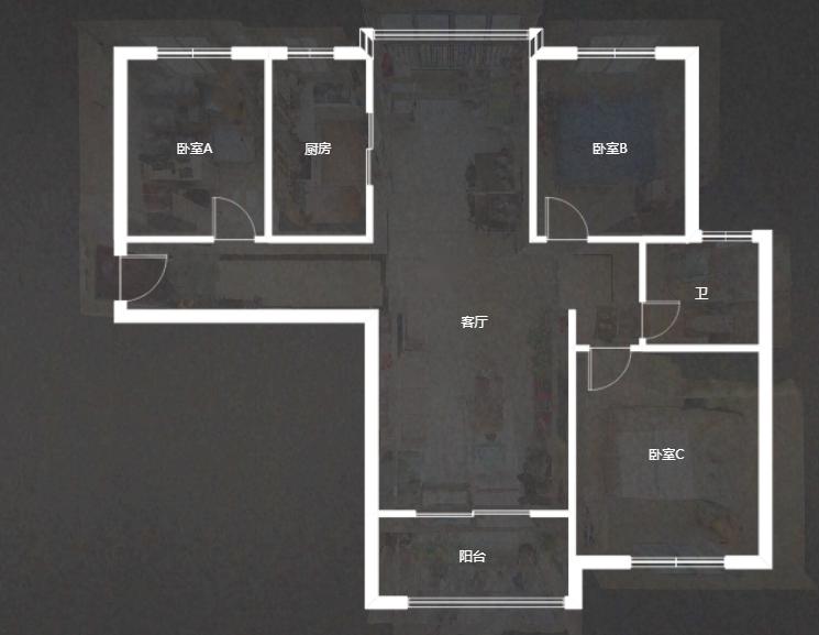 南通橡树湾 3室2厅2卫 121.29m&sup2;