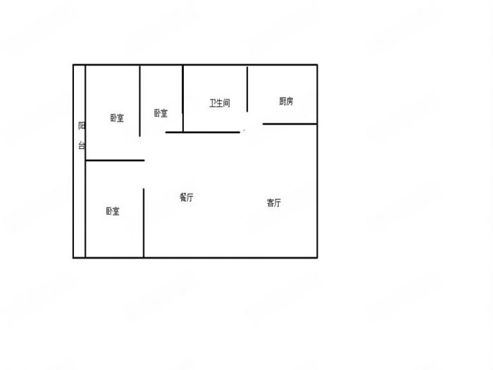 光明南村 2室2厅1卫 100.00m&sup2;