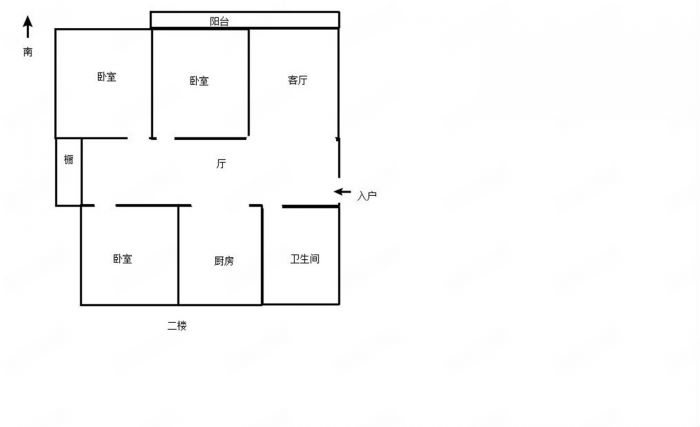 和盛林荫水岸南区 4室2厅2卫 142.00m&sup2;