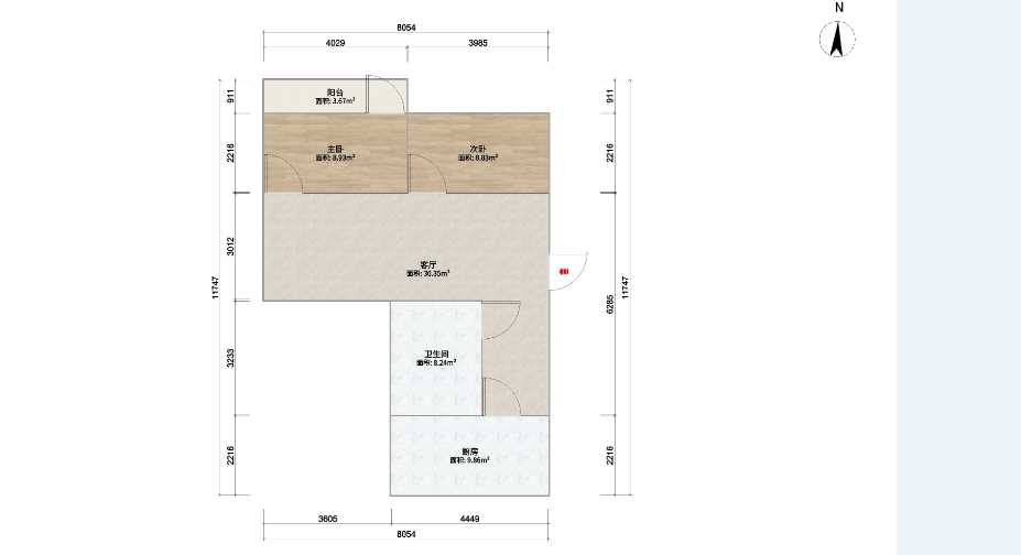 北濠桥新村 4室2厅2卫 132m&sup2;