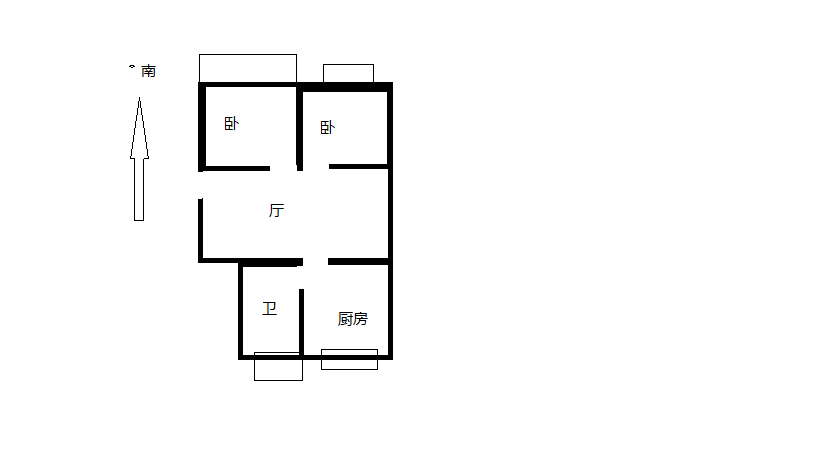 春晖花园 2室1厅1卫 88.46m&sup2;