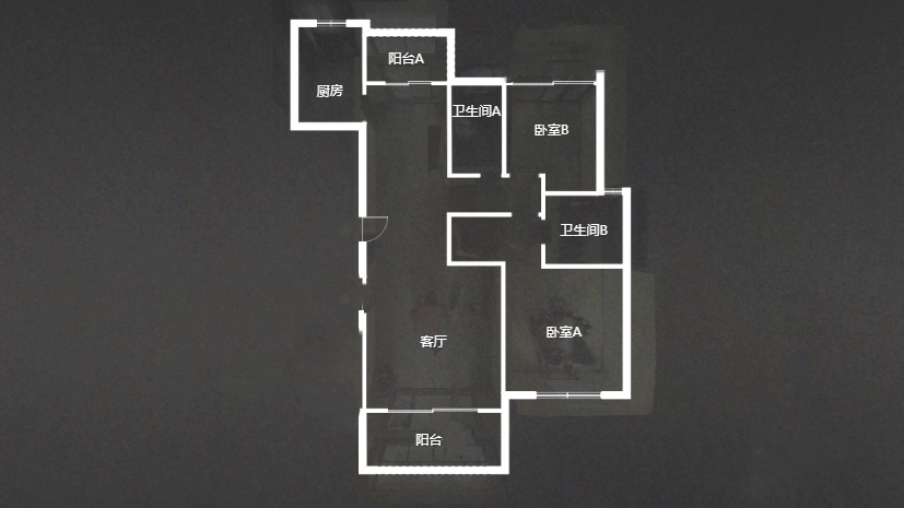 江山鼎 2室2厅1卫 125m&sup2;