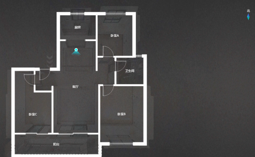 中南珑悦 3室2厅1卫 95m&sup2;