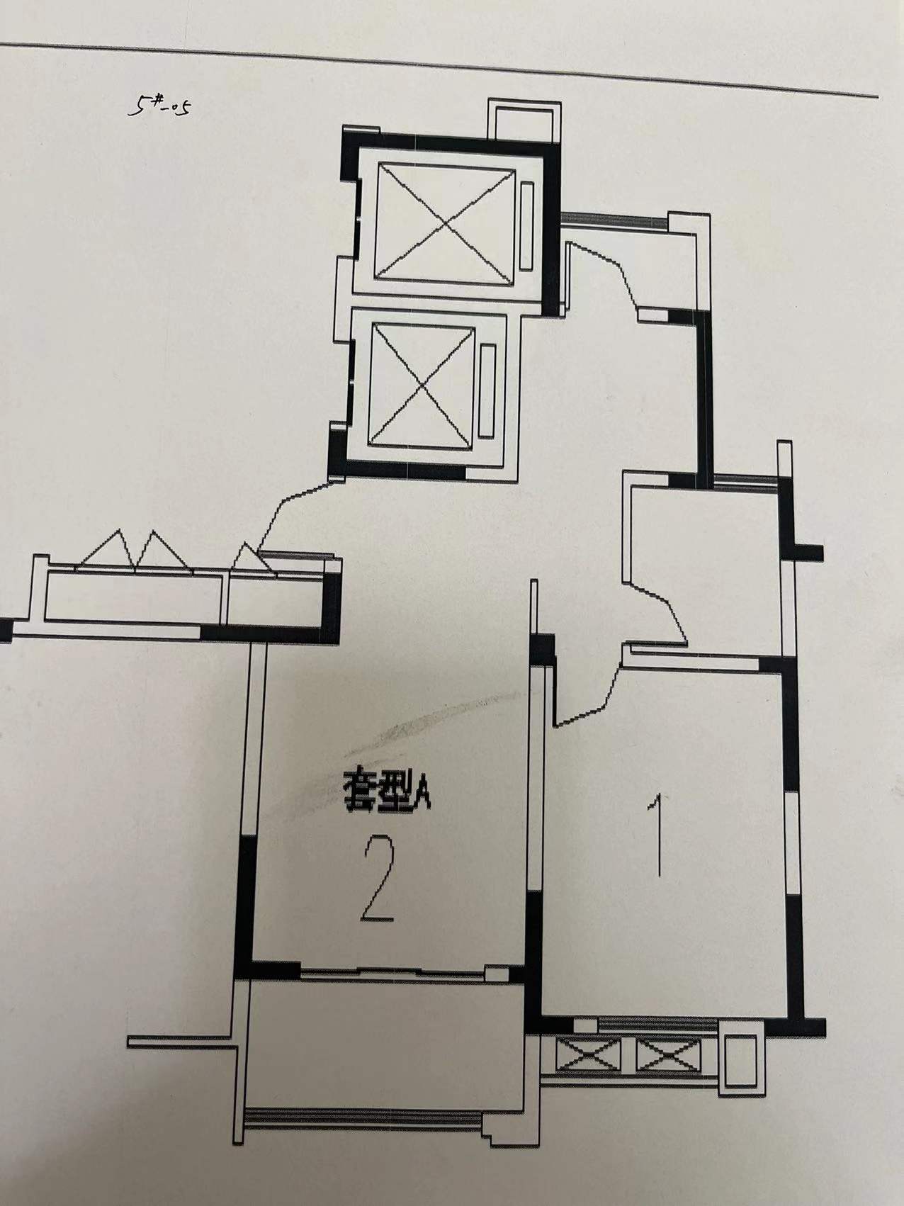 沙家圩花苑 2室1厅1卫 74m&sup2;