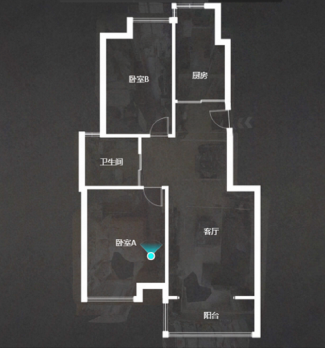 苏建阳光新城 2室2厅1卫 100.00m&sup2;