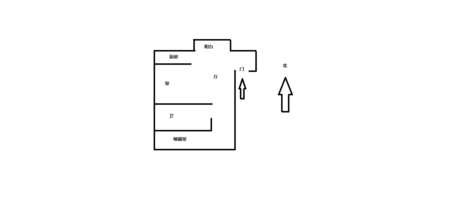 五洲国际广场 1室1厅1卫 40m&sup2;