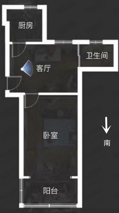 虹桥西村 1室1厅1卫 44m²