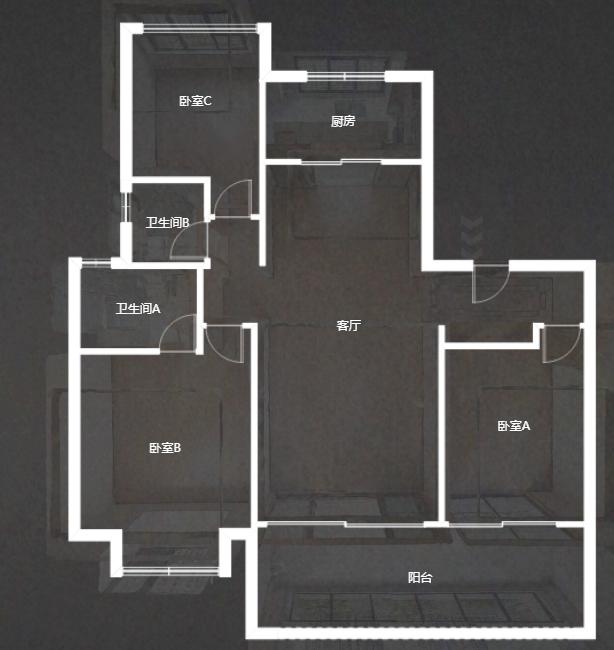 远创东樾 3室2厅2卫 123m&sup2;