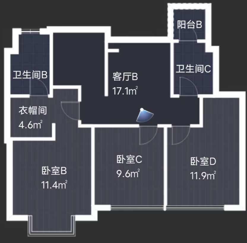 春风南岸西园 4室2厅2卫 167m&sup2;