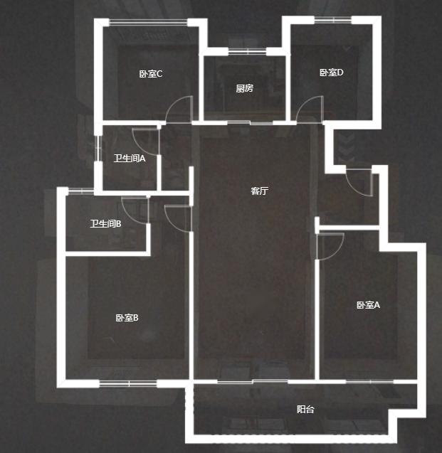 雍锦澜湾 3室2厅2卫 114.03m&sup2;