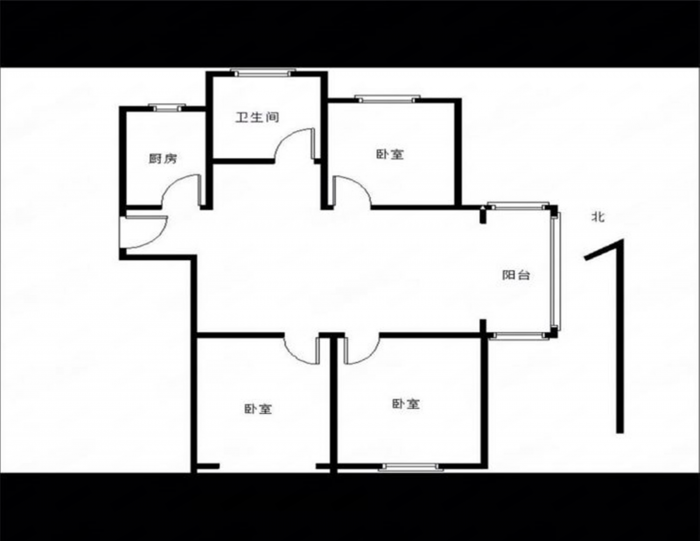 御景澜庭 3室2厅2卫 104.00m&sup2;
