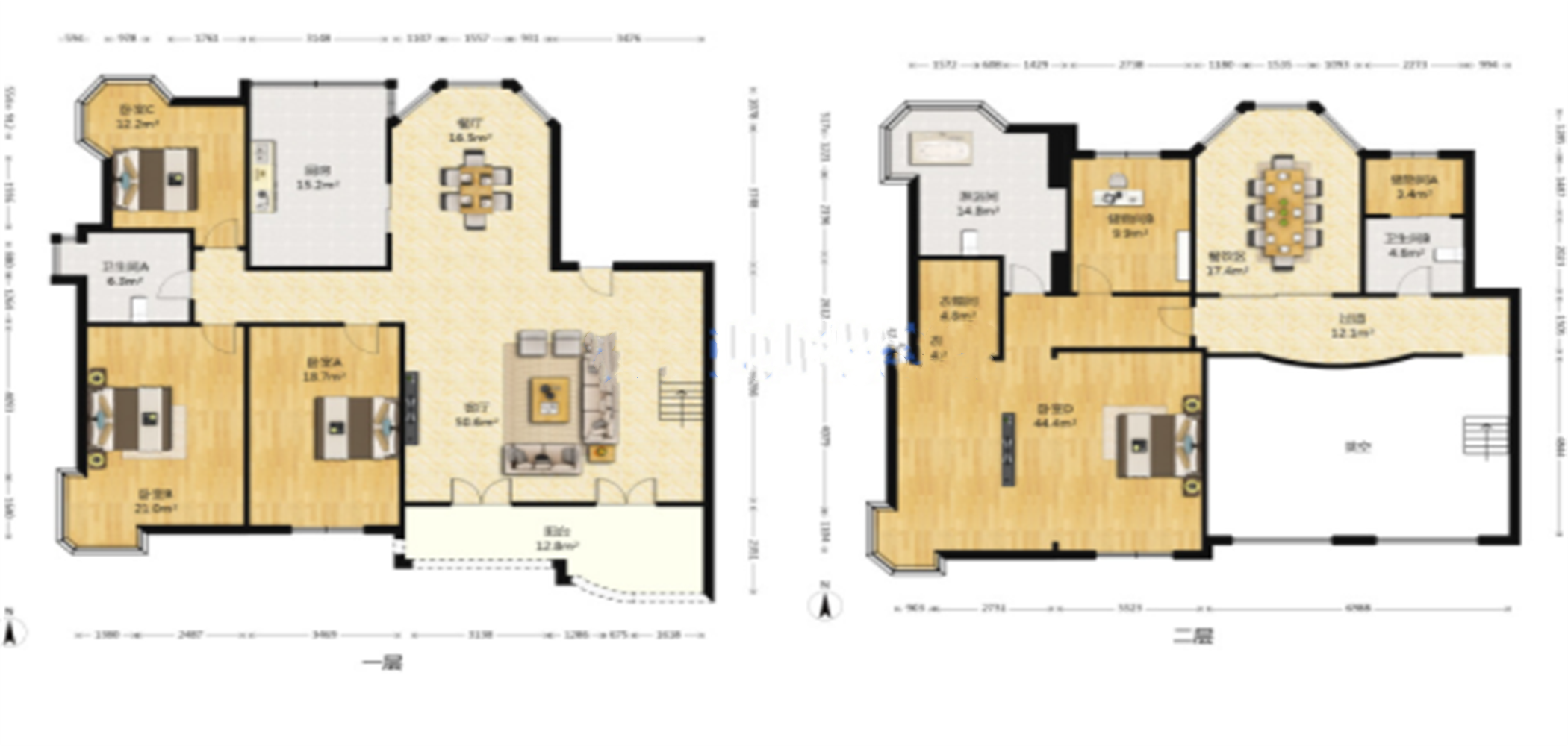 优山美地花园南区 4室2厅2卫 331.00m&sup2;