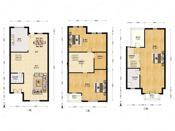 紫琅上郡 4室2厅2卫 250m&sup2;