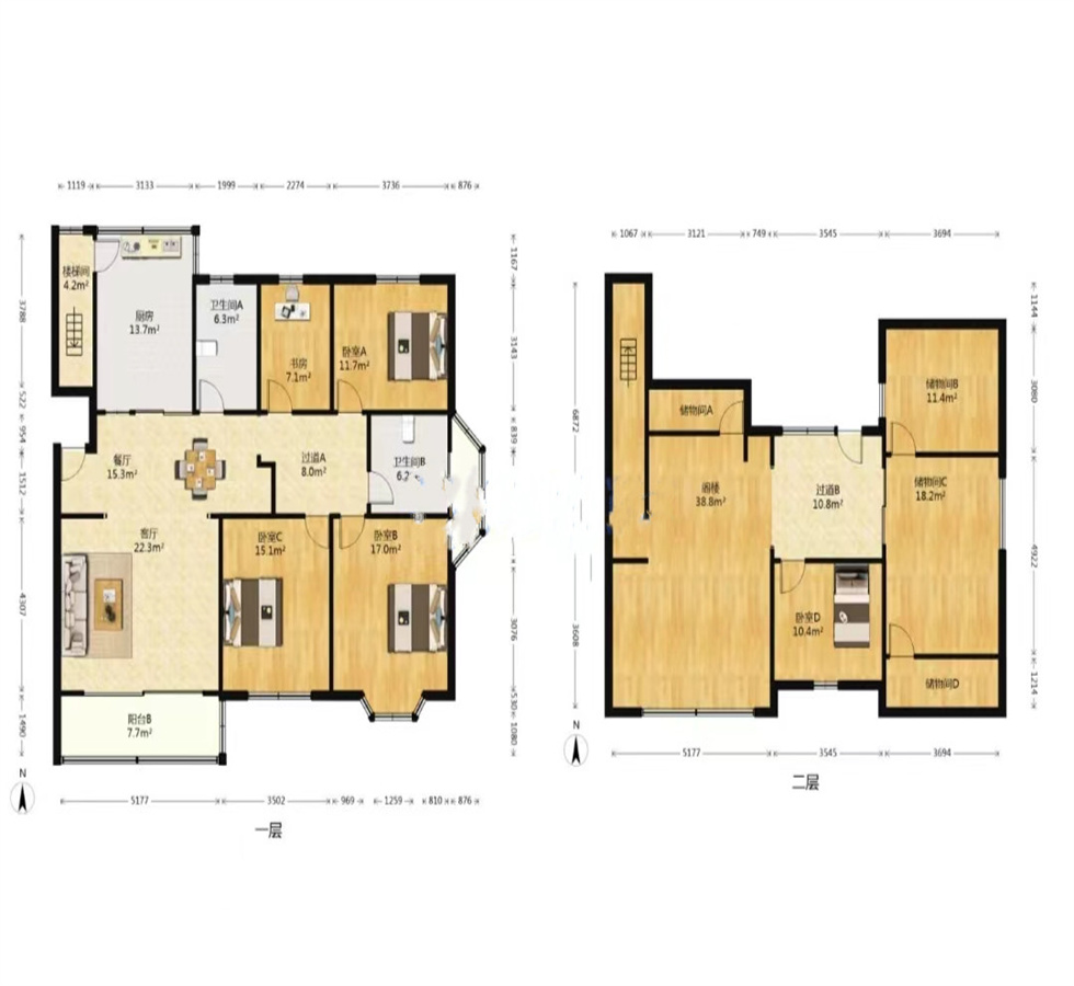 千禧园 5室2厅2卫 250.00m&sup2;