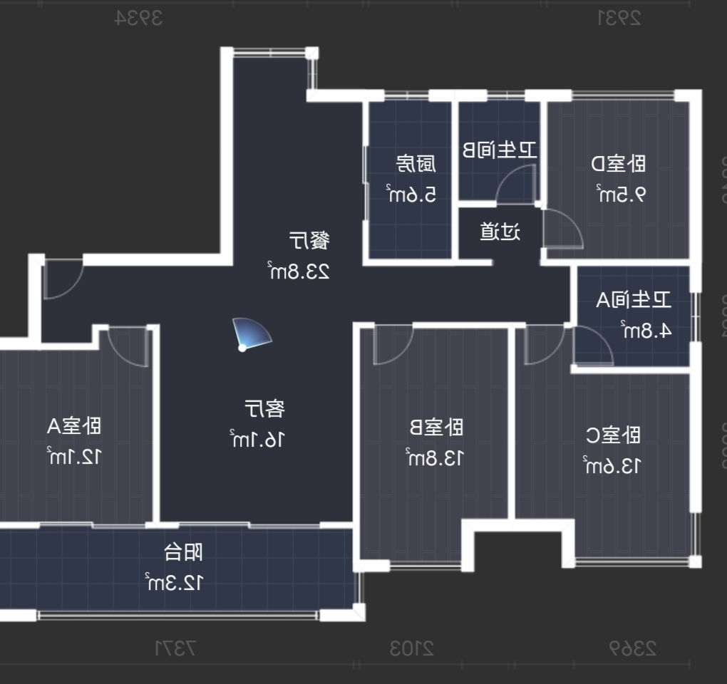 远创樾府 4室2厅2卫 126.80m&sup2;
