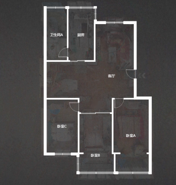 怡园北村北区 3室2厅2卫 118.00m&sup2;