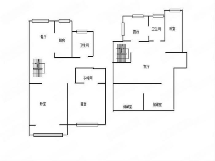 星宇花园 4室2厅2卫 112m&sup2;
