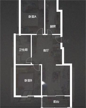 启秀星河城 3室2厅1卫 110m&sup2;