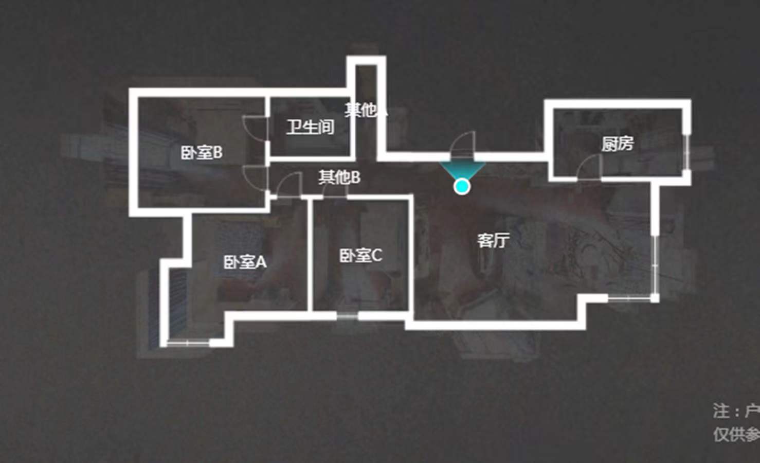 优山美地花园 3室2厅2卫 142m&sup2;
