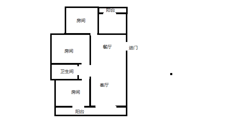 万濠星城 3室2厅1卫 119m&sup2;
