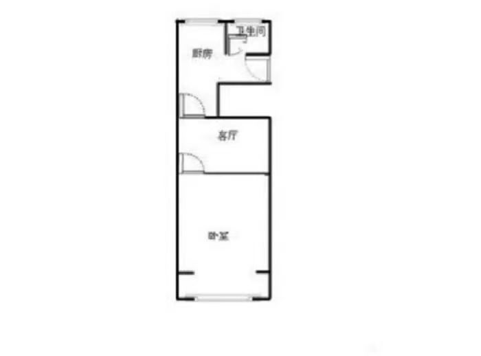 天空之城 1室1厅1卫 40m&sup2;