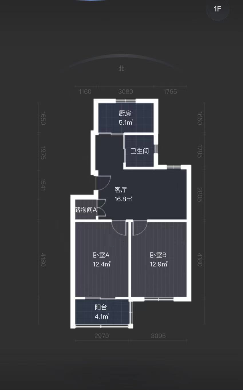 世纪园 2室1厅1卫 66.70m&sup2;