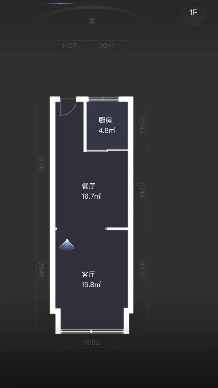 宏景大厦 1室0厅0卫 41.00m&sup2;