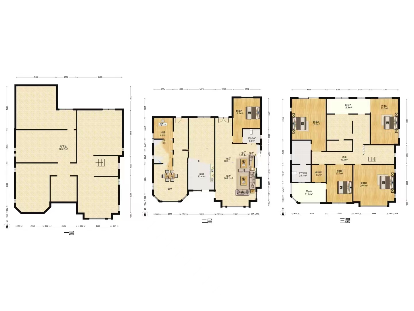 东郊庄园 4室3厅3卫 495m&sup2;