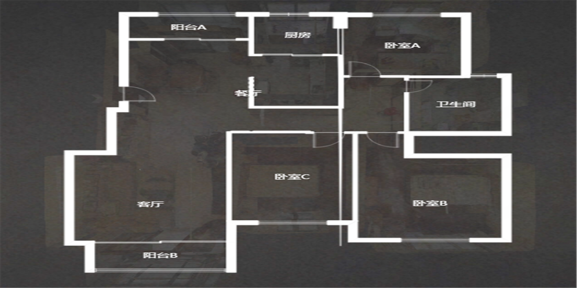 未来锦城 4室2厅2卫 173.96m&sup2;