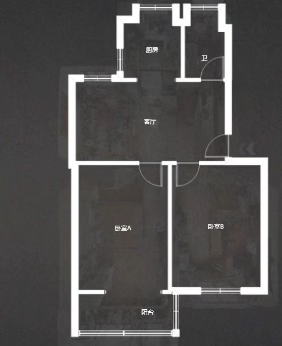 城南新村(崇川区) 2室1厅1卫 70.00m&sup2;