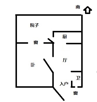 虹桥新村(朝霞路) 1室1厅1卫 35m&sup2;