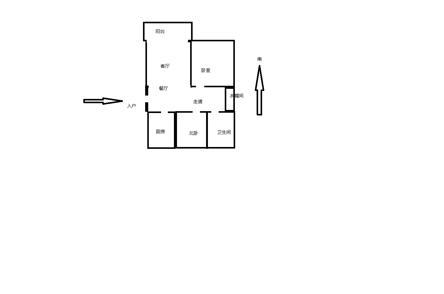 万科濠河传奇 2室1厅1卫 90.6m&sup2;