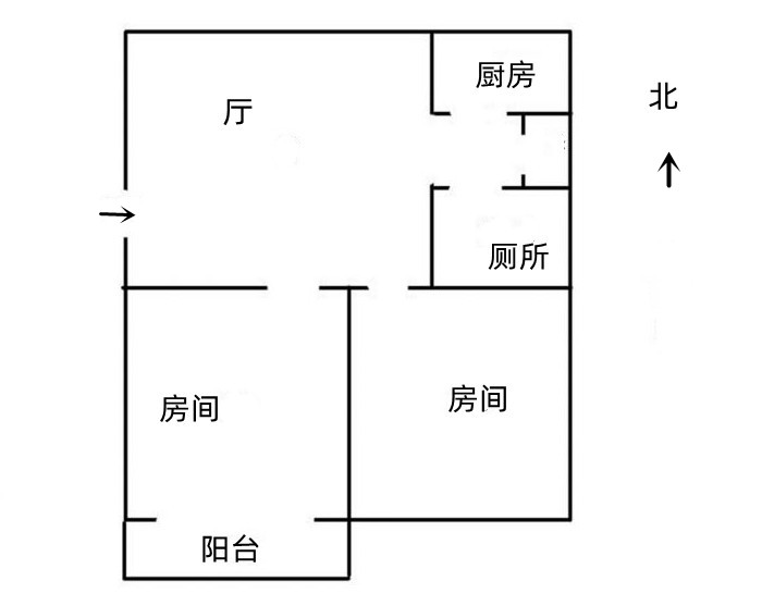 易家桥新村 2室1厅1卫 70.00m&sup2;