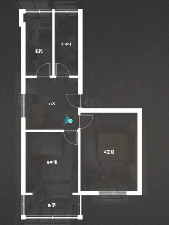城港新村 2室1厅1卫 62.55m&sup2;