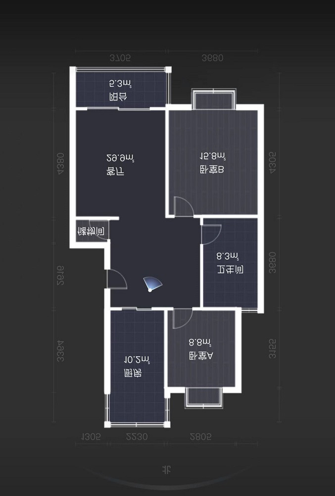 怡园锦居 4室2厅2卫 90.00m&sup2;