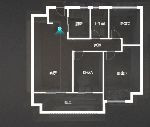 中创大都会 3室2厅2卫 115m&sup2;