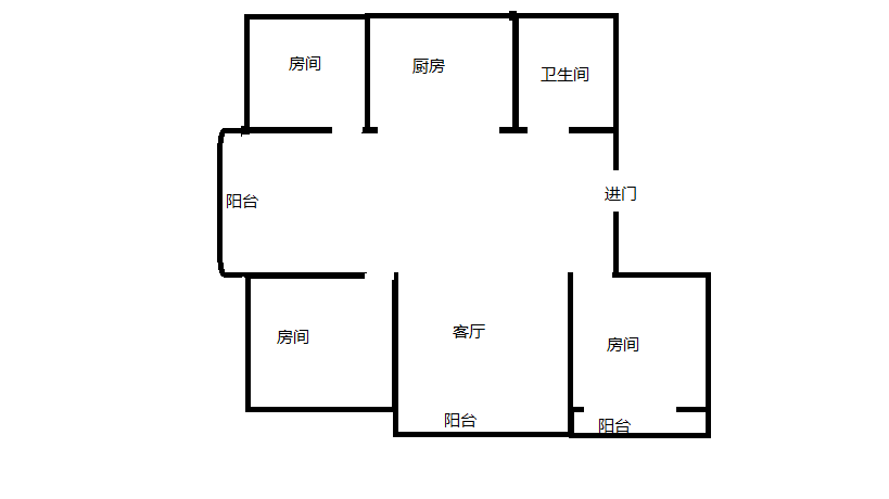 德民花苑西区 4室2厅2卫 137.40m&sup2;