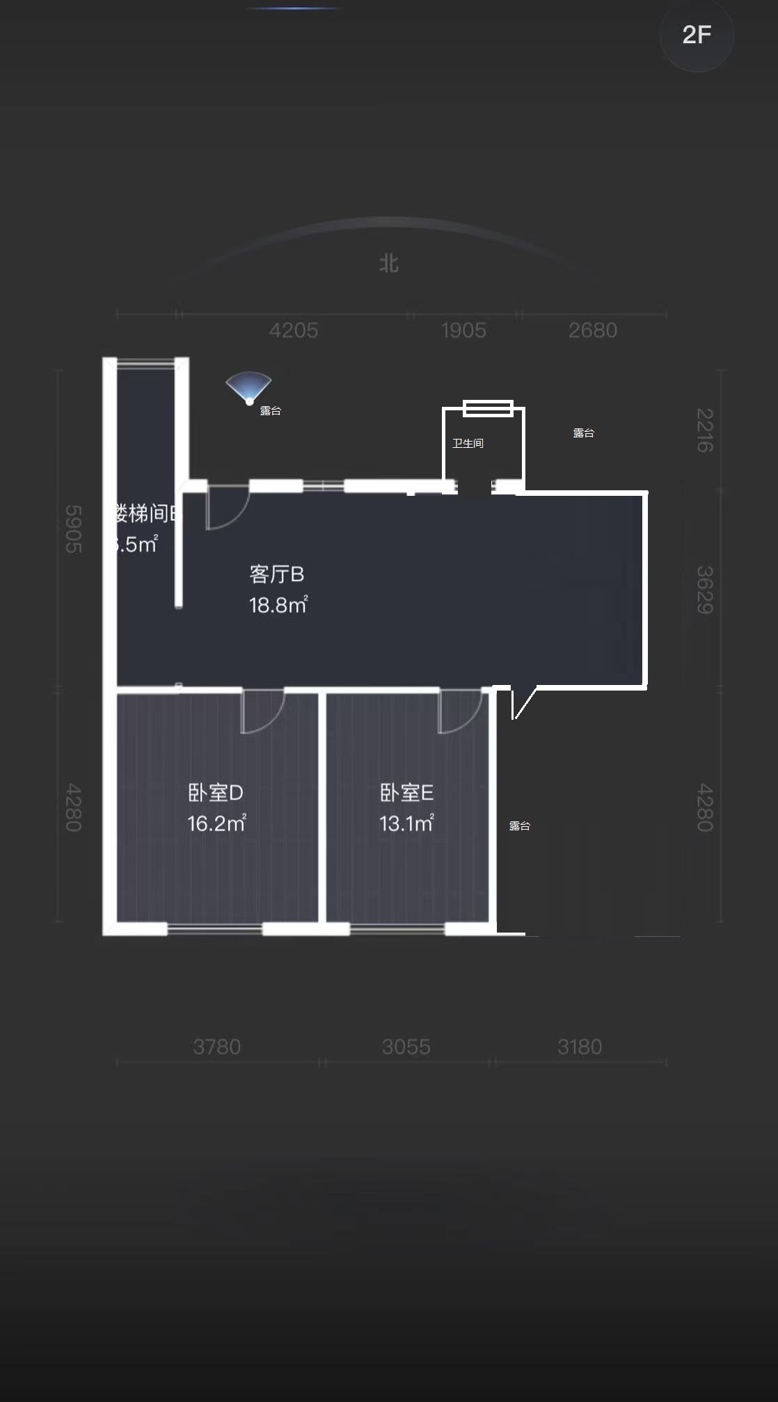 虹桥东村 3室1厅1卫 83m&sup2;