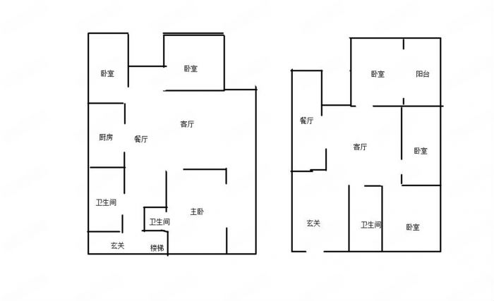 北濠桥东村 3室1厅2卫 110m&sup2;