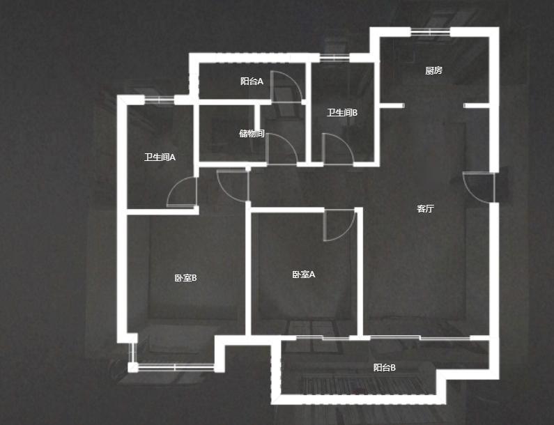 绿地新里城 3室2厅2卫 116m&sup2;
