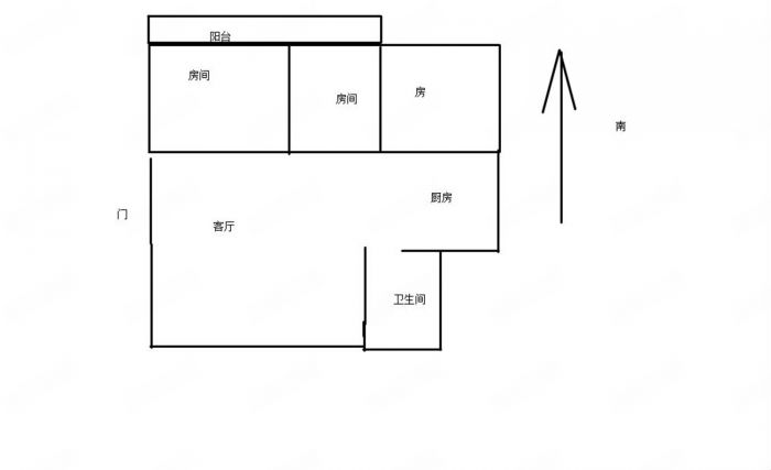锦安花园一期 3室2厅2卫 120.00m&sup2;