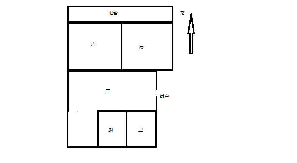 郭里园 4室3厅1卫 115.36m&sup2;