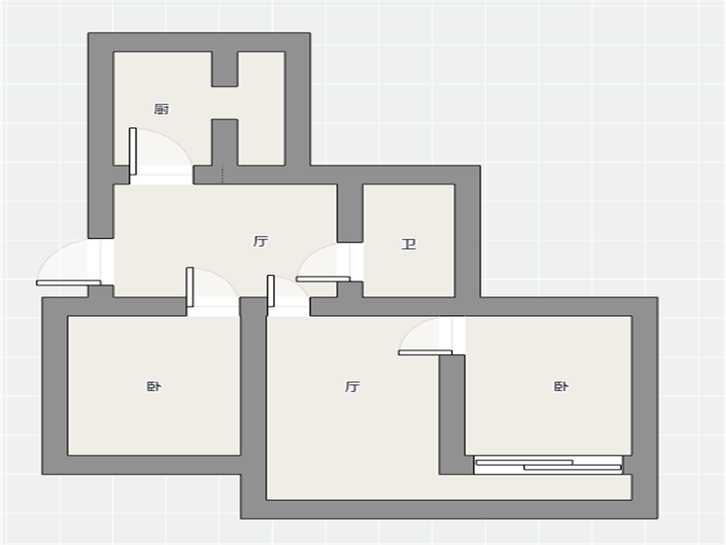华威园 3室1厅1卫 93m&sup2;